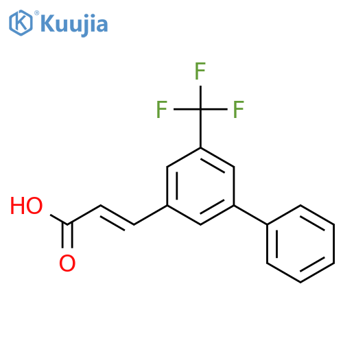 (e)-3-(5-(Trifluoromethyl)biphenyl-3-yl)acrylic acid structure