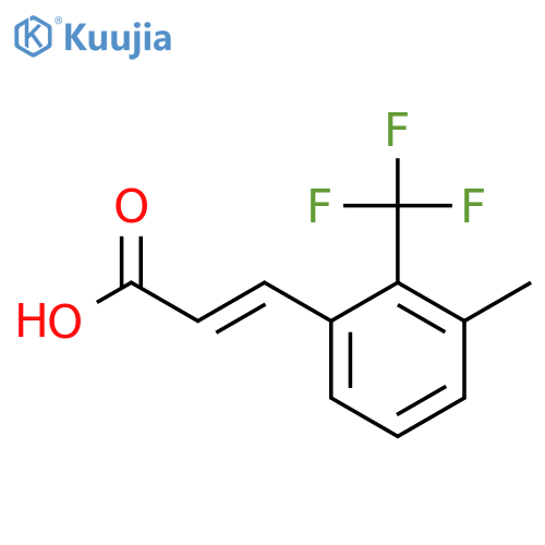 3-Methyl-2-(trifluoromethyl)cinnamic acid structure