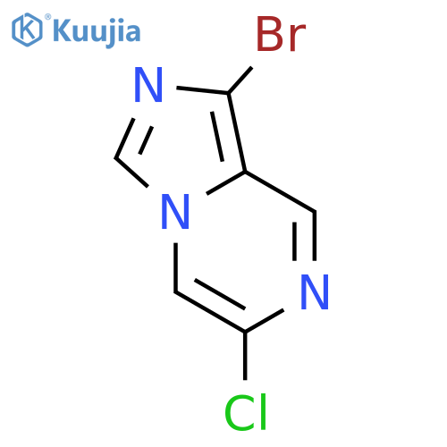 1-Bromo-6-chloroimidazo1,5-apyrazine structure