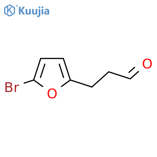 3-(5-Bromofuran-2-yl)propanal structure