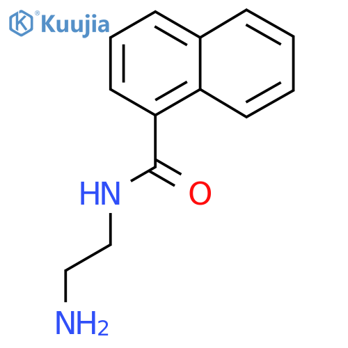 1-Naphthalenecarboxamide, N-(2-aminoethyl)- structure