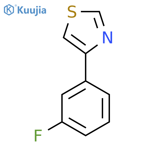 4-(3-Fluorophenyl)thiazole structure