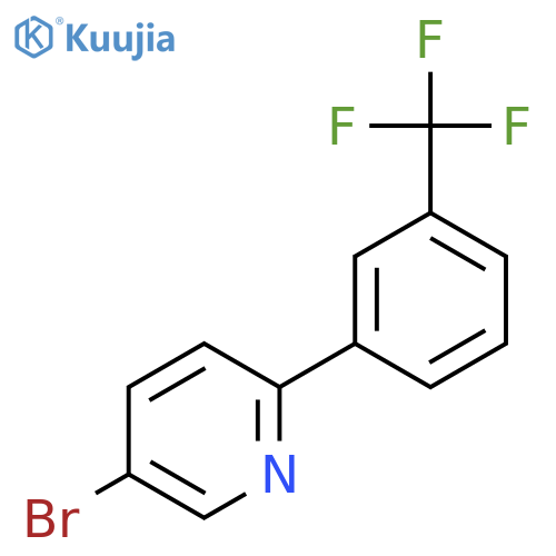 5-Bromo-2-(3-(trifluoromethyl)phenyl)pyridine structure