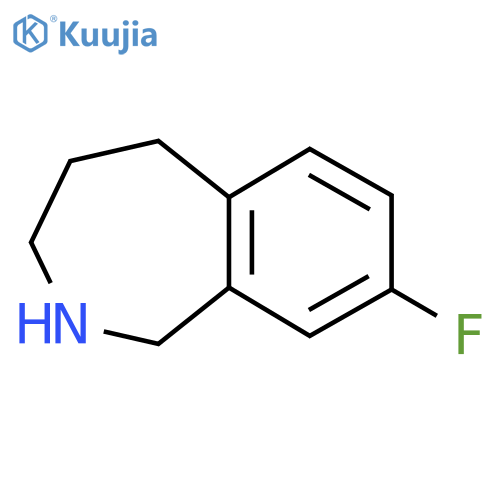 1H-2-Benzazepine, 8-fluoro-2,3,4,5-tetrahydro- structure