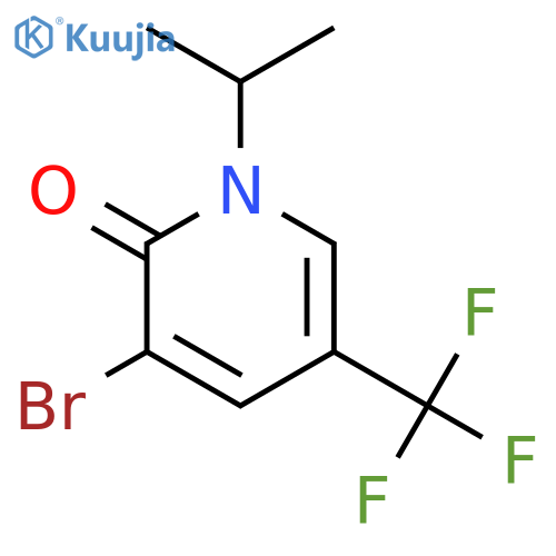 3-Bromo-1-isopropyl-5-(trifluoromethyl)pyridin-2(1H)-one structure