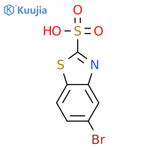 5-Bromobenzothiazole-2-sulfonic acid structure