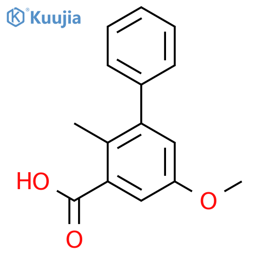 5'-Methoxy-2'-methylbiphenyl-3-carboxylic acid structure