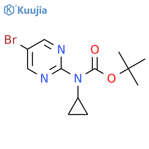 5-Bromo-2-(N-BOC-N-cyclopropylaminopyrimidine structure