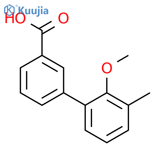 3-(2-Methoxy-3-Methylphenyl)benzoic acid structure