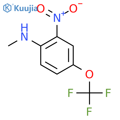 N-Methyl-2-nitro-4-(trifluoromethoxy)aniline structure