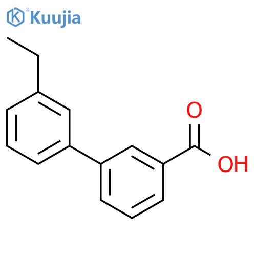 3'-Ethylbiphenyl-3-carboxylic acid structure