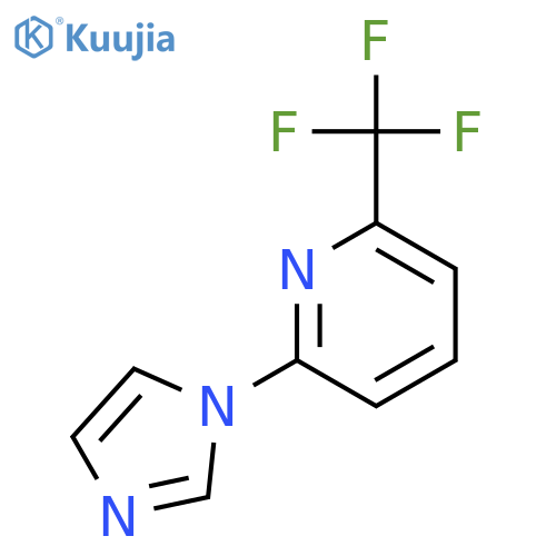 2-(1H-Imidazol-1-yl)-6-trifluoromethylpyridine structure
