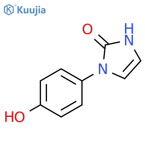 2H-Imidazol-2-one, 1,3-dihydro-1-(4-hydroxyphenyl)- structure