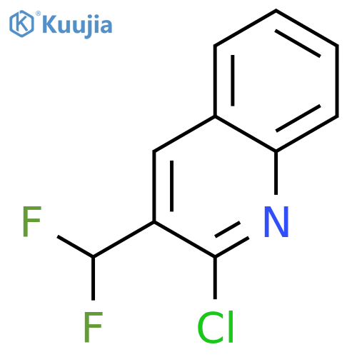 2-Chloro-3-(difluoromethyl)quinoline structure