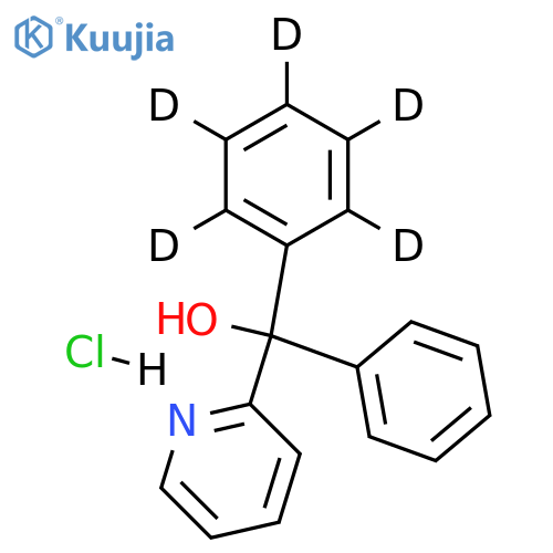 a,a-Diphenyl-2-pyridinemethanol Hydrochloride-d5 structure