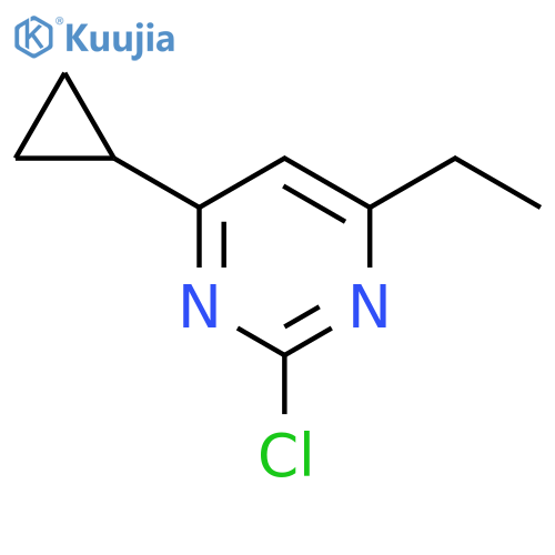 2-Chloro-4-ethyl-6-cyclopropylpyrimidine structure