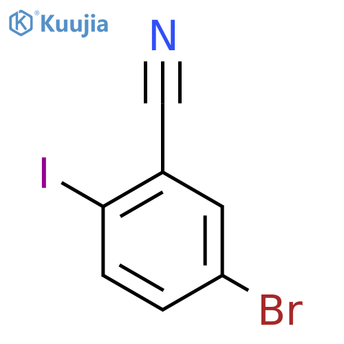 5-Bromo-2-iodobenzonitrile structure