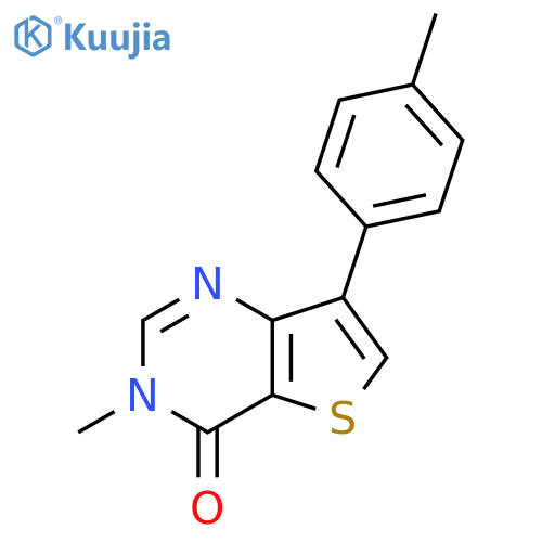 3-Methyl-7-(4-methylphenyl)thieno[3,2-d]pyrimidin-4(3H)-one structure