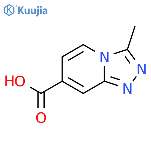 3-Methyl-[1,2,4]triazolo[4,3-a]pyridine-7-carboxylic acid structure