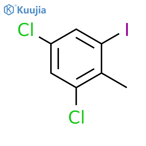 1,5-Dichloro-3-iodo-2-methylbenzene structure