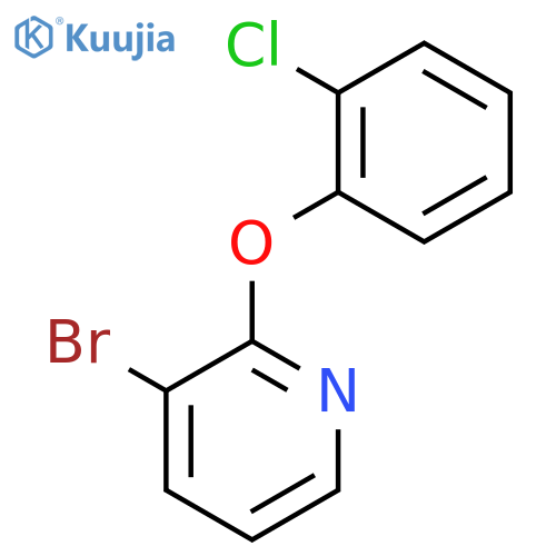 3-bromo-2-(2-chlorophenoxy)pyridine structure
