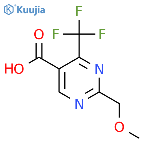 5-Pyrimidinecarboxylic acid, 2-(methoxymethyl)-4-(trifluoromethyl)- structure