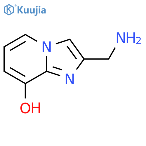 2-(Aminomethyl)imidazo[1,2-a]pyridin-8-ol structure