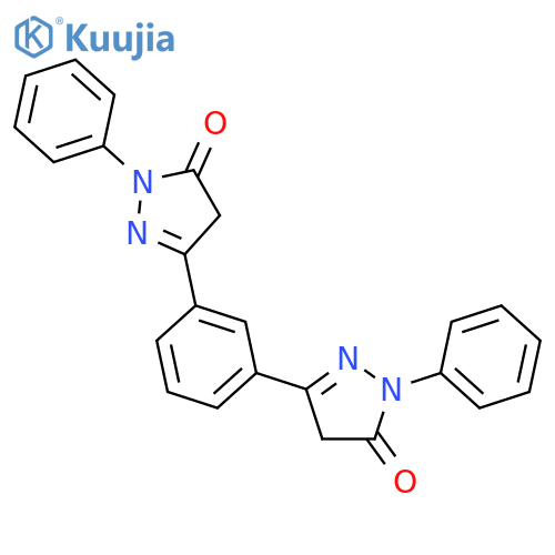 3H-Pyrazol-3-one, 5,5'-(1,3-phenylene)bis[2,4-dihydro-2-phenyl- (en) structure