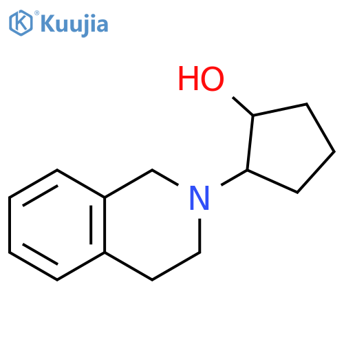 2-(1,2,3,4-tetrahydroisoquinolin-2-yl)cyclopentan-1-ol structure