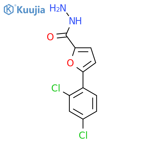 5-(2,4-Dichlorophenyl)-2-furohydrazide structure
