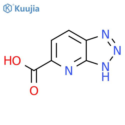 3H-[1,2,3]triazolo[4,5-b]pyridine-5-carboxylic acid structure