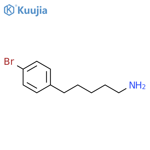 5-(4-bromophenyl)pentan-1-amine structure