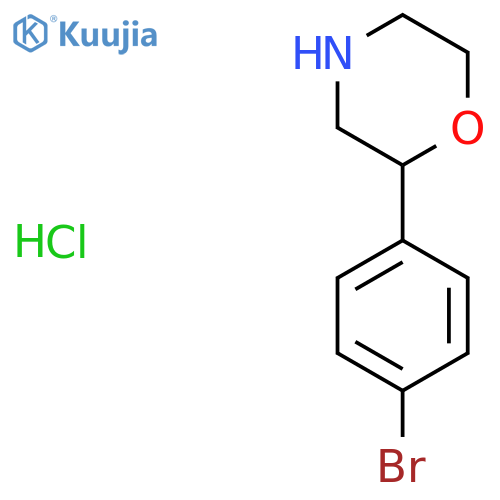 2-(4-Bromophenyl)morpholine hydrochloride structure