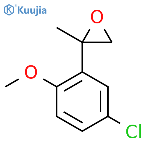 2-(5-chloro-2-methoxyphenyl)-2-methyloxirane structure