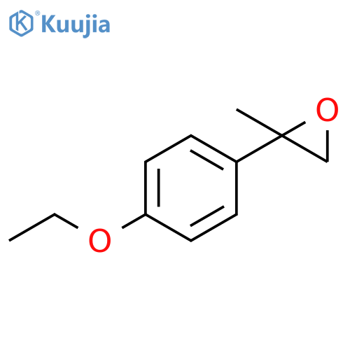 2-(4-ethoxyphenyl)-2-methyloxirane structure