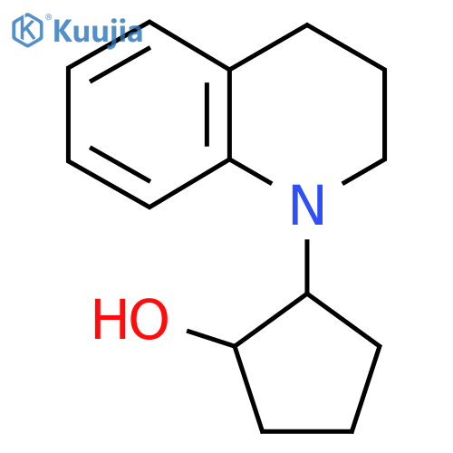2-(1,2,3,4-Tetrahydroquinolin-1-yl)cyclopentan-1-ol structure