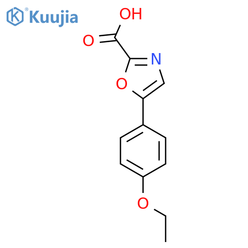 5-(4-Ethoxyphenyl)oxazole-2-carboxylic acid structure