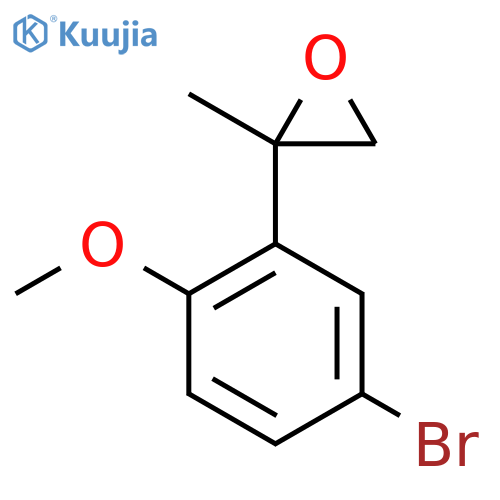 2-(5-bromo-2-methoxyphenyl)-2-methyloxirane structure