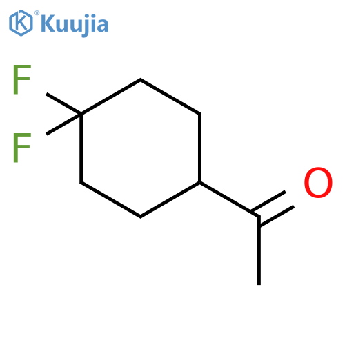 1-(4,4-difluorocyclohexyl)ethan-1-one structure