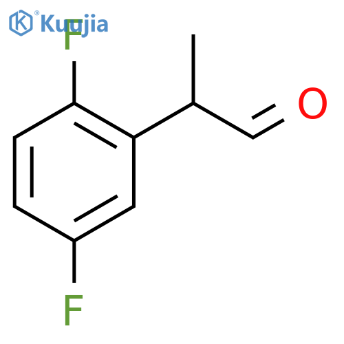 2-(2,5-difluorophenyl)propanal structure