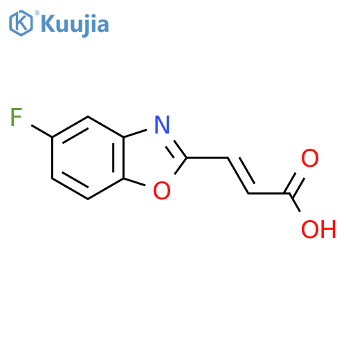 5-Fluorobenzo[d]oxazole-2-acrylic acid structure