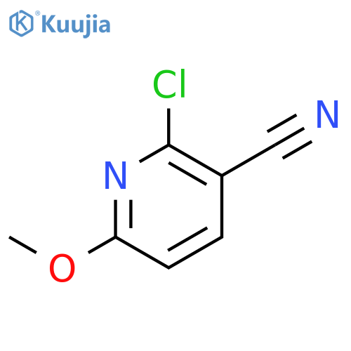 2-Chloro-6-methoxynicotinonitrile structure