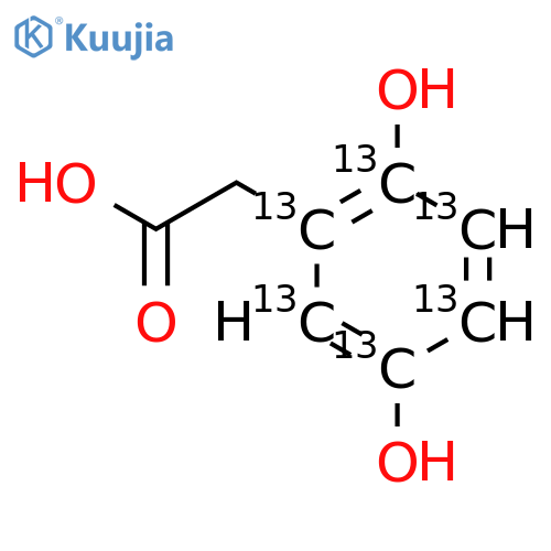 Homogentisic Acid-13C6 structure