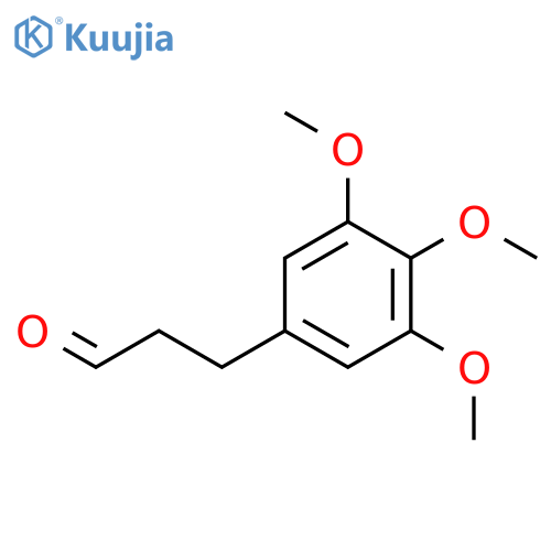 3-(3,4,5-trimethoxyphenyl)propanal structure