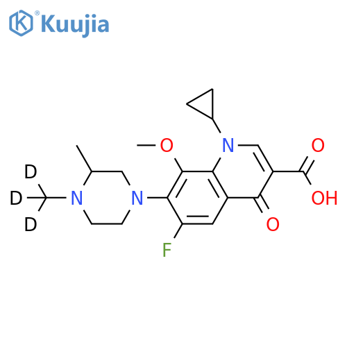 N-Methyl Gatifloxacin-d3 structure