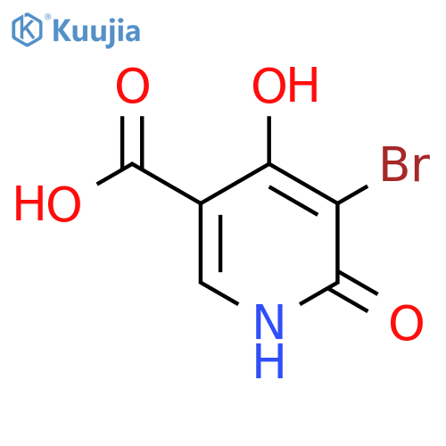 5-Bromo-4,6-dihydroxynicotinic acid structure