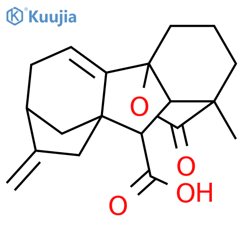 Gibb-4b-ene-1,10-dicarboxylicacid, 4a-hydroxy-1-methyl-8-methylene-, 1,4a-lactone, (1a,4aa,10b)- (9CI) structure