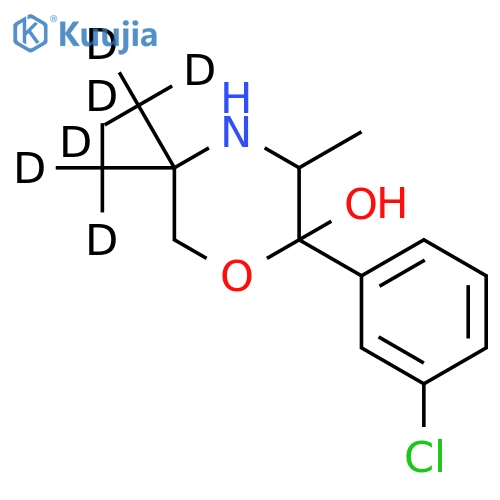Bupropion morpholinol-d structure