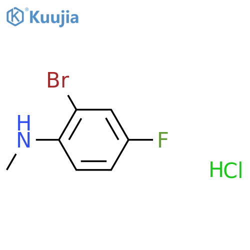 N-Methyl 2-bromo-4-fluoroaniline hydrochloride structure