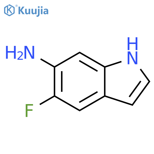 5-Fluoro-1H-indol-6-amine structure